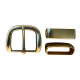 BUCKLE BELT SET 1 1/4 32mm MATTE GOLD